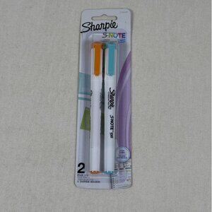 Sharpie S-Note Duo Creative Marker Set of Two Colors Orange & Blue